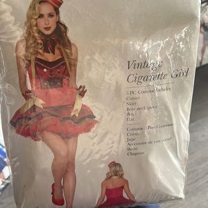 Vintage cigarette girl